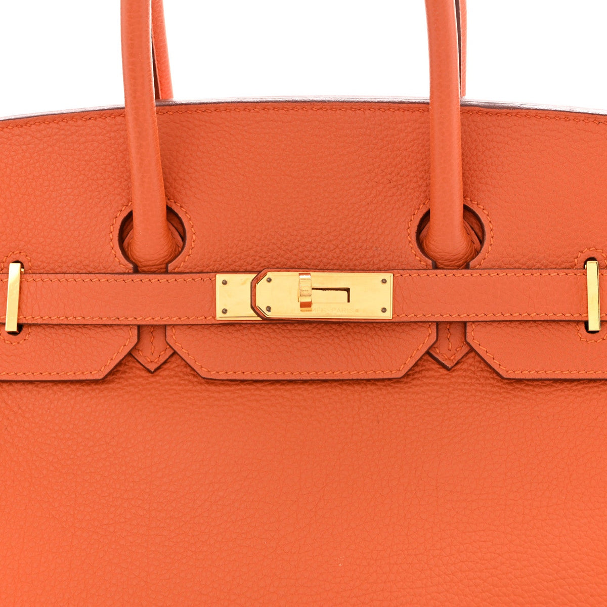 Togo Birkin 35 Orange product image 8, provided for visual reference and product detail review