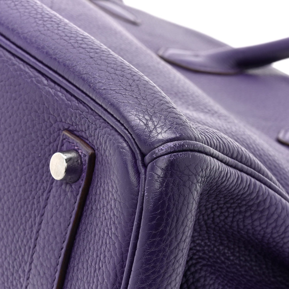 Taurillon Clemence Birkin 35 Iris product image 10, provided for visual reference and product detail review