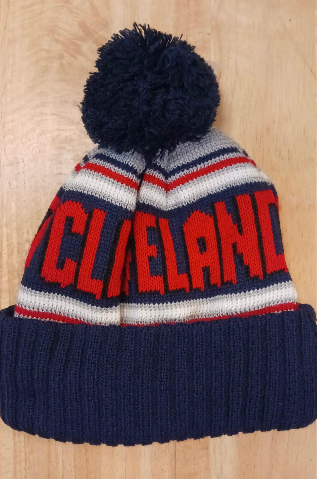 Cleveland Guardians MLB New Era winter Hat with Pom product image 2