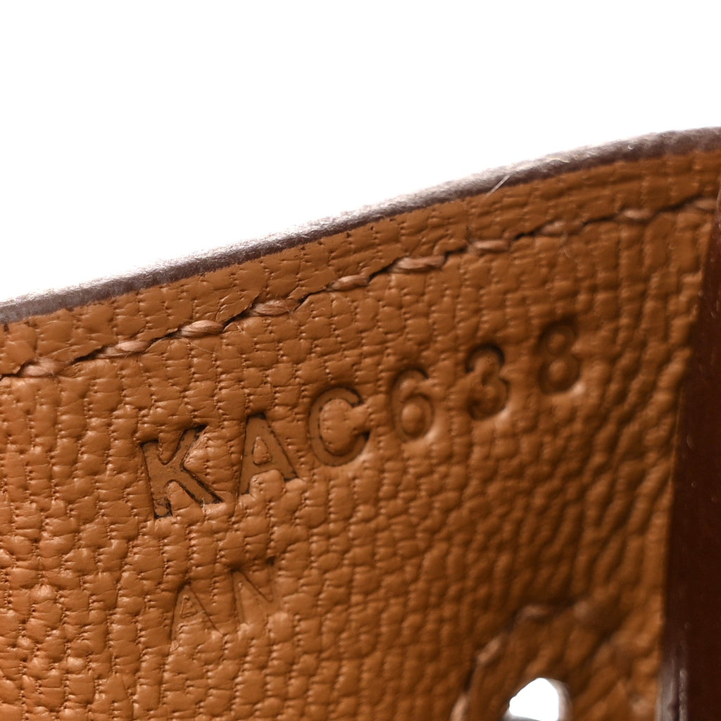 Togo Birkin 25 Biscuit product image 7, provided for visual reference and product detail review