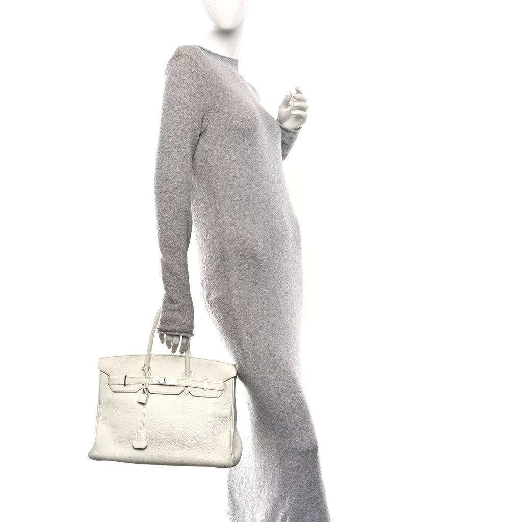 Togo Birkin 35 White product image 2, provided for visual reference and product detail review