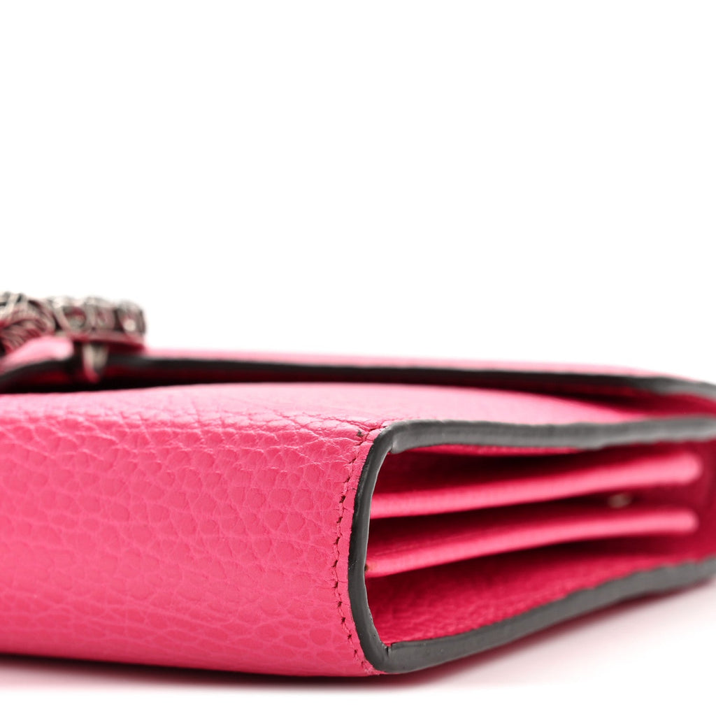 Dollar Calfskin Crystal Mini Dionysus Chain Wallet Box Pink product image 10, provided for visual reference and product
