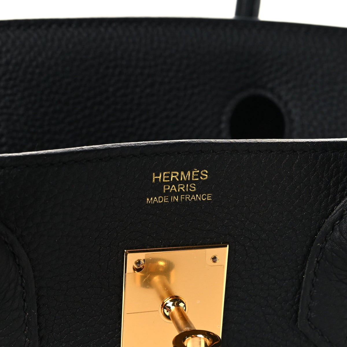 Togo Birkin 30 Black product image 6, provided for visual reference and product detail review