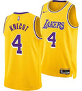 Dalton Knecht Los Angeles Lakers Official NBA Jersey Yellow product image 1
