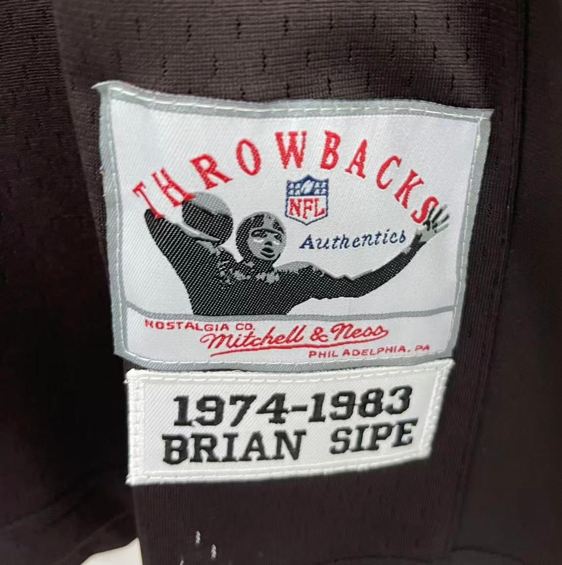 Brian Sipe Cleveland Browns Official NFL Mitchell & Ness product image 3