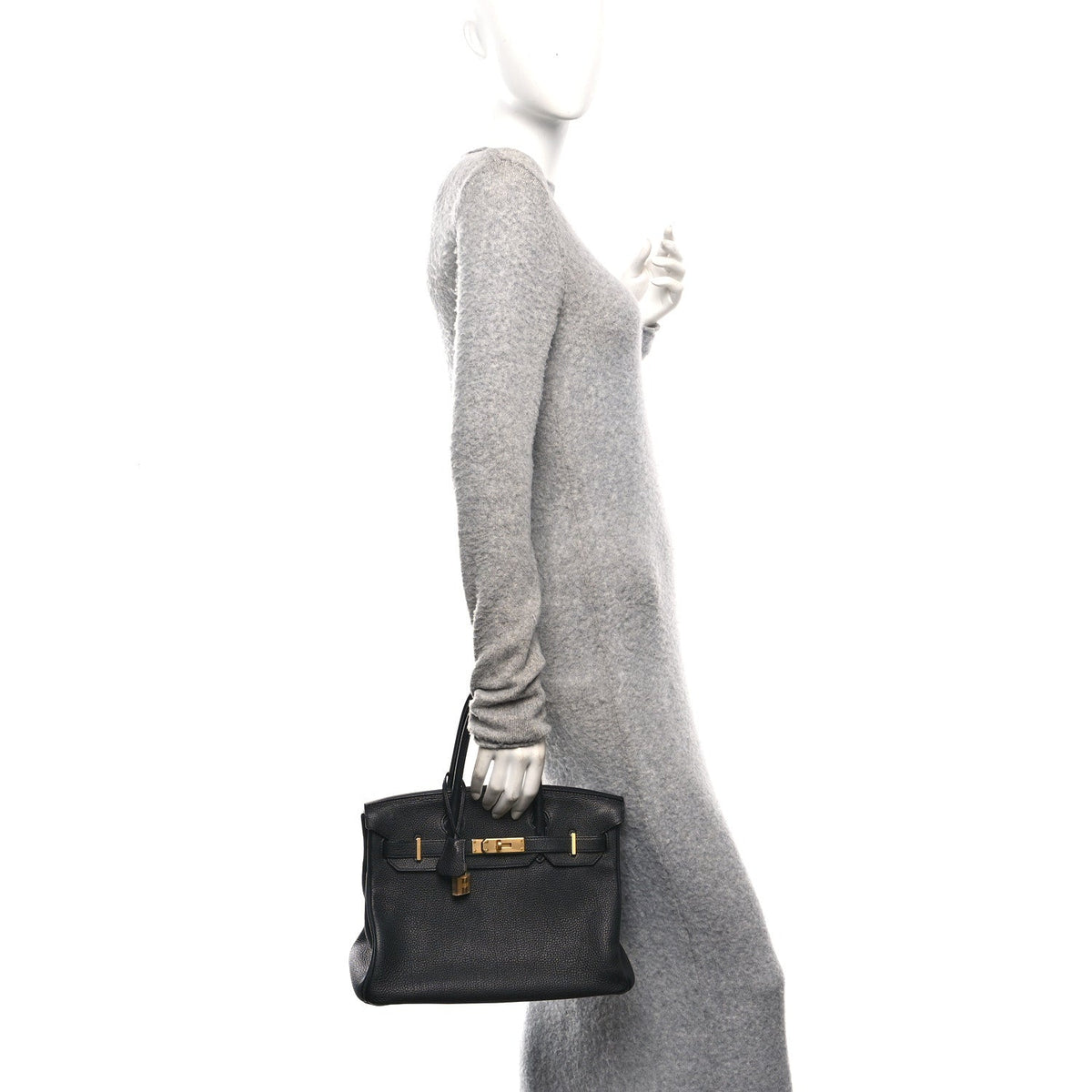Togo BIRKIN 30 Black product image 2, provided for visual reference and product detail review