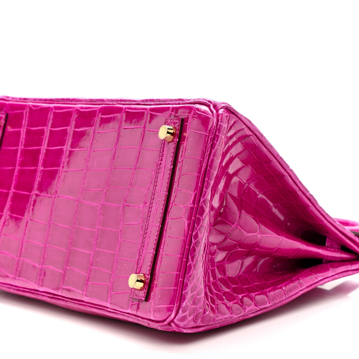 Shiny Niloticus Crocodile Birkin 30 Rose Scheherazade product image 10, provided for visual reference and product detail
