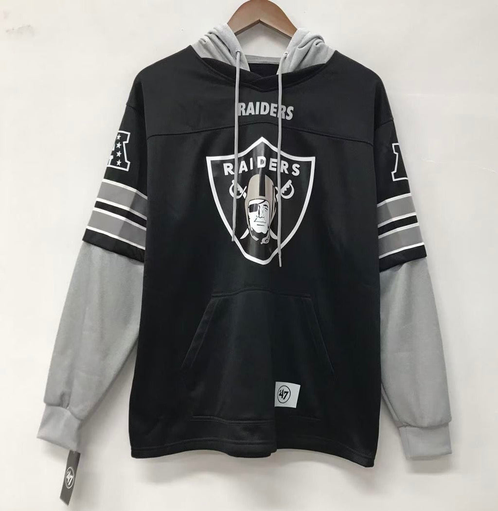 Las Vegas Raiders Official NFL 47 brand hoodie product image 1