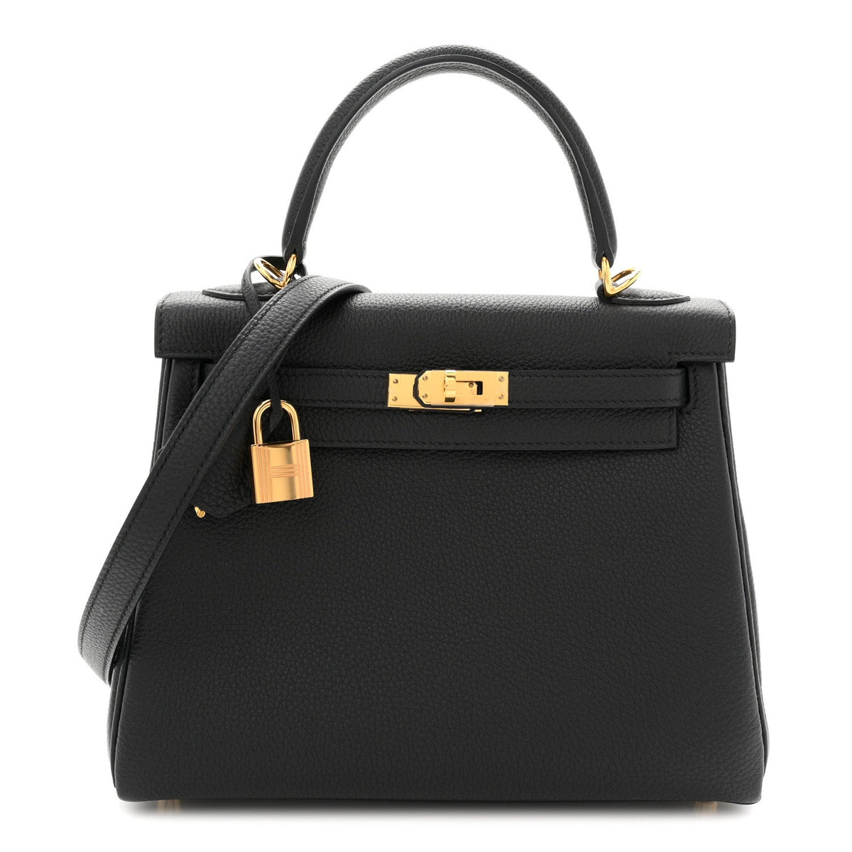 Togo Kelly Retourne 25 Black product image 1, provided for visual reference and product detail review