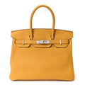 Togo BIRKIN 30 Jaune Ambre product image 1, provided for visual reference and product detail review