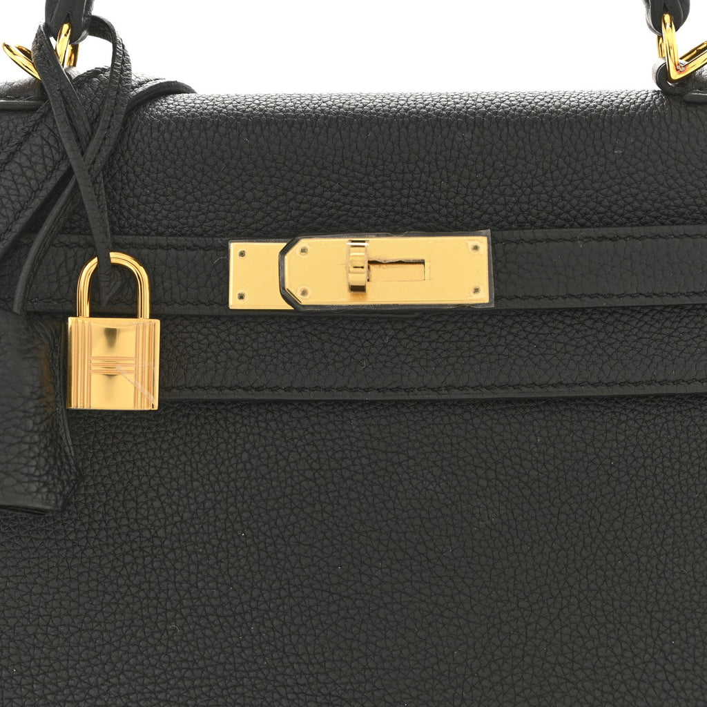 Togo Kelly Retourne 28 Black product image 8, provided for visual reference and product detail review