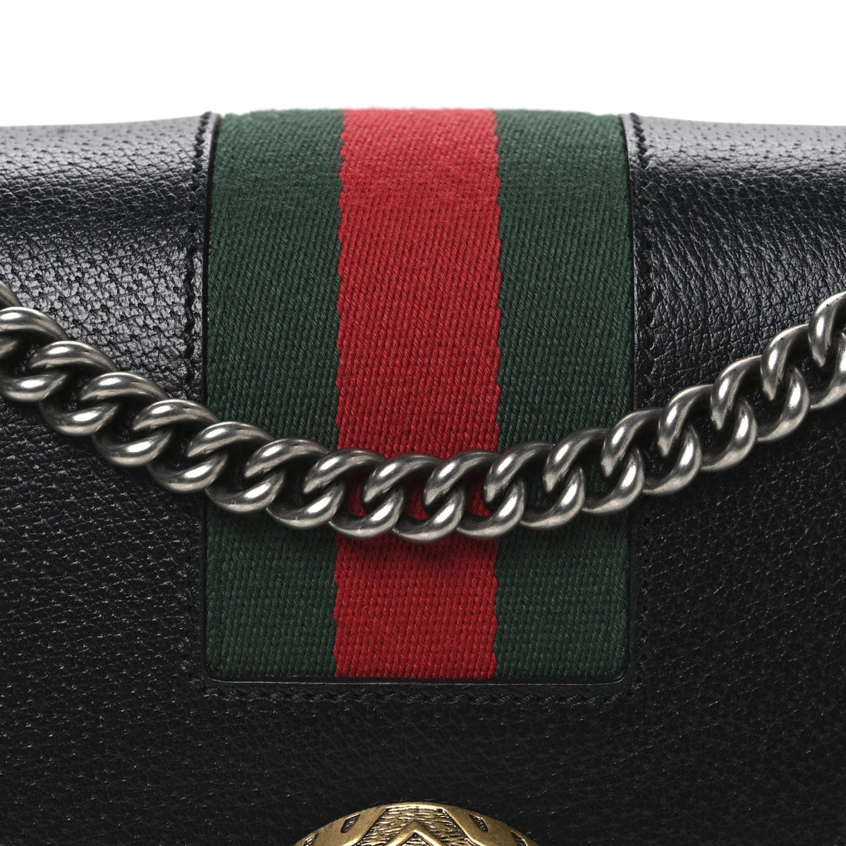 Calfskin Web Small Dionysus Shoulder Bag Black product image 8, provided for visual reference and product detail review