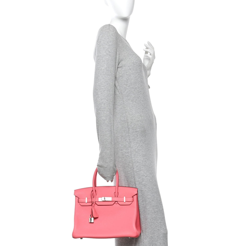 Togo Birkin 30 Rose Azalee product image 2, provided for visual reference and product detail review