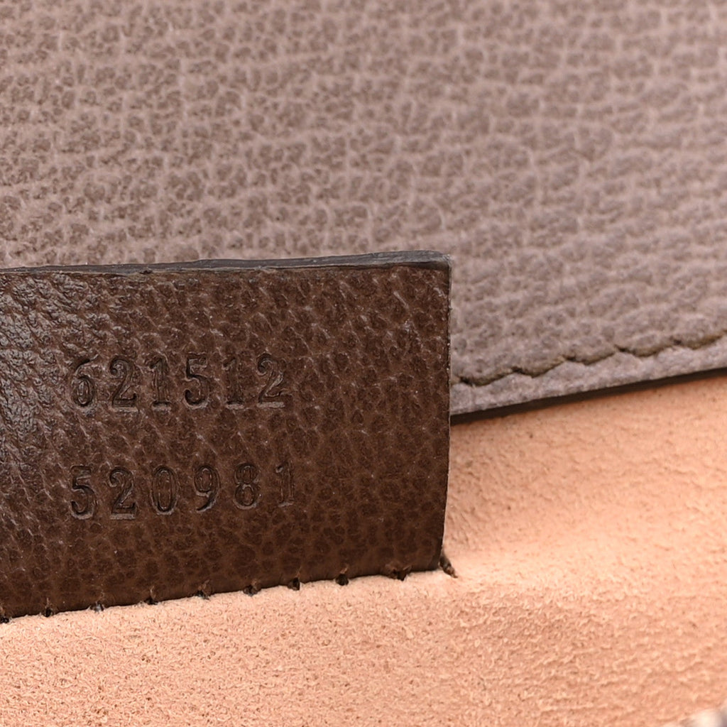 GG Supreme Monogram Textured Dollar Calfskin Top Handle Dionysus Shoulder Bag Beige Ebony New Acero product image 7,