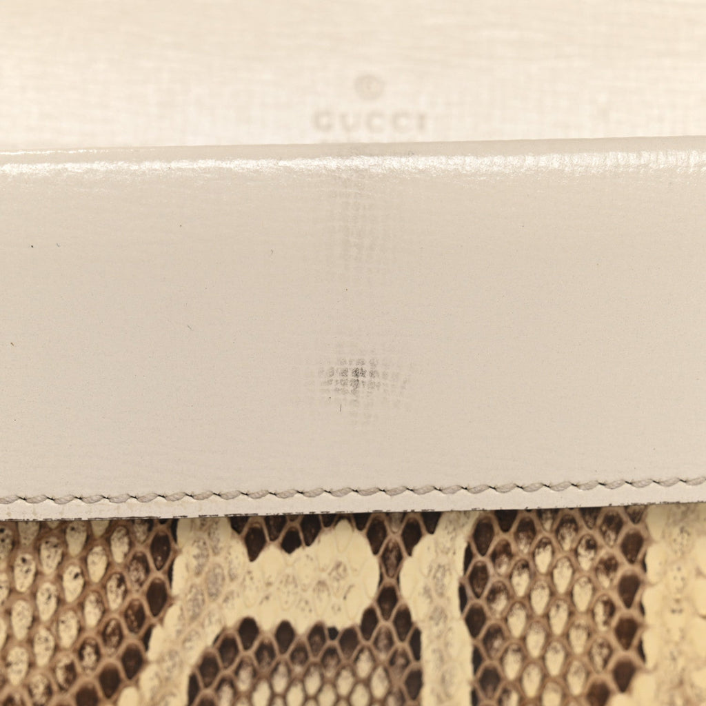 Snakeskin Azalea Calfskin Enamel Super Mini Dionysus Shoulder Bag New Rock White Electric Blue product image 11, provided