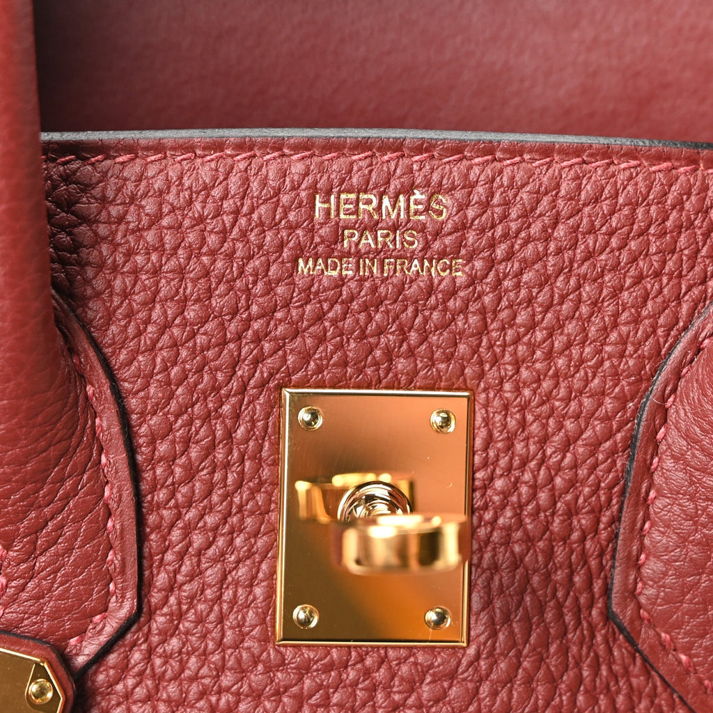Togo Birkin 25 Rouge H product image 6, provided for visual reference and product detail review