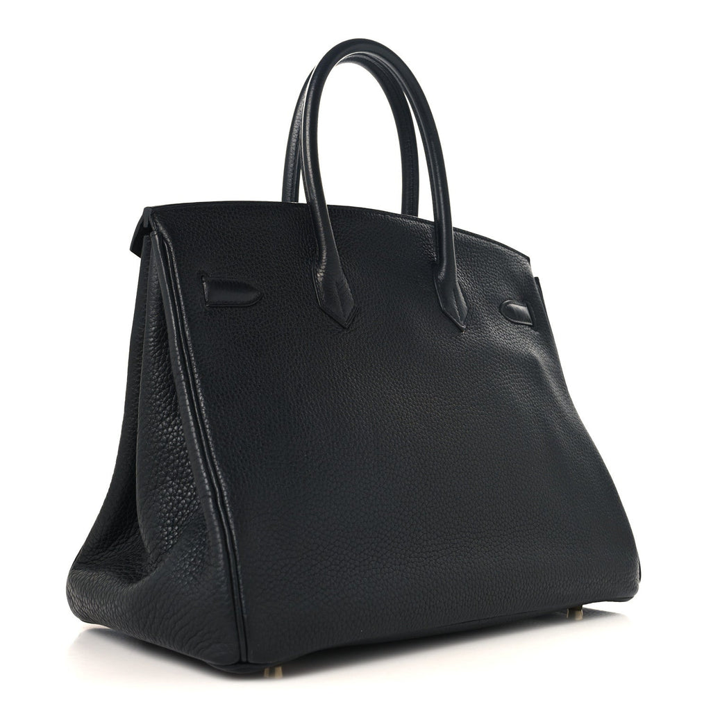 Togo Birkin 35 Black product image 2, provided for visual reference and product detail review