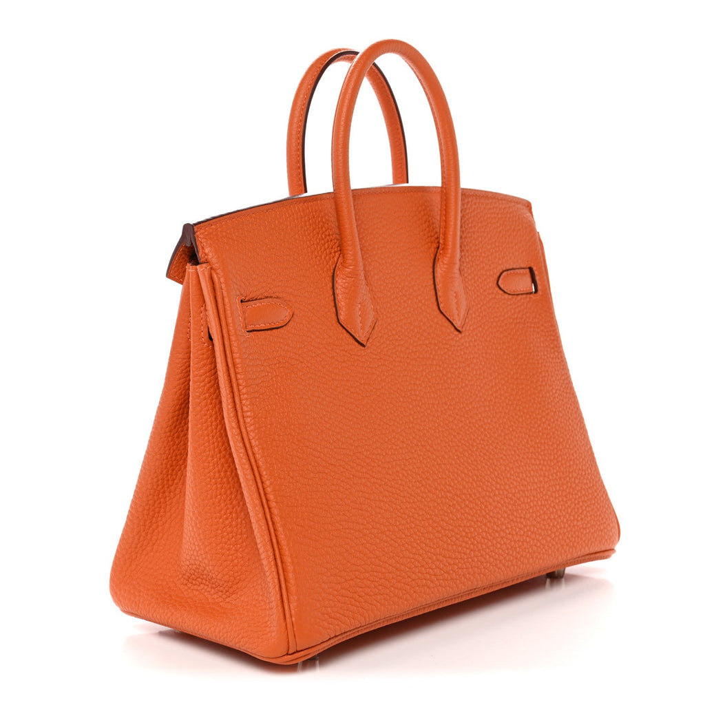 Togo Birkin 25 Orange product image 3, provided for visual reference and product detail review
