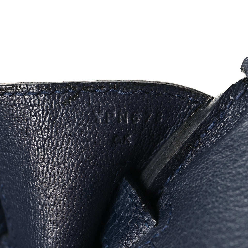 Togo Birkin 30 Bleu Nuit product image 7, provided for visual reference and product detail review