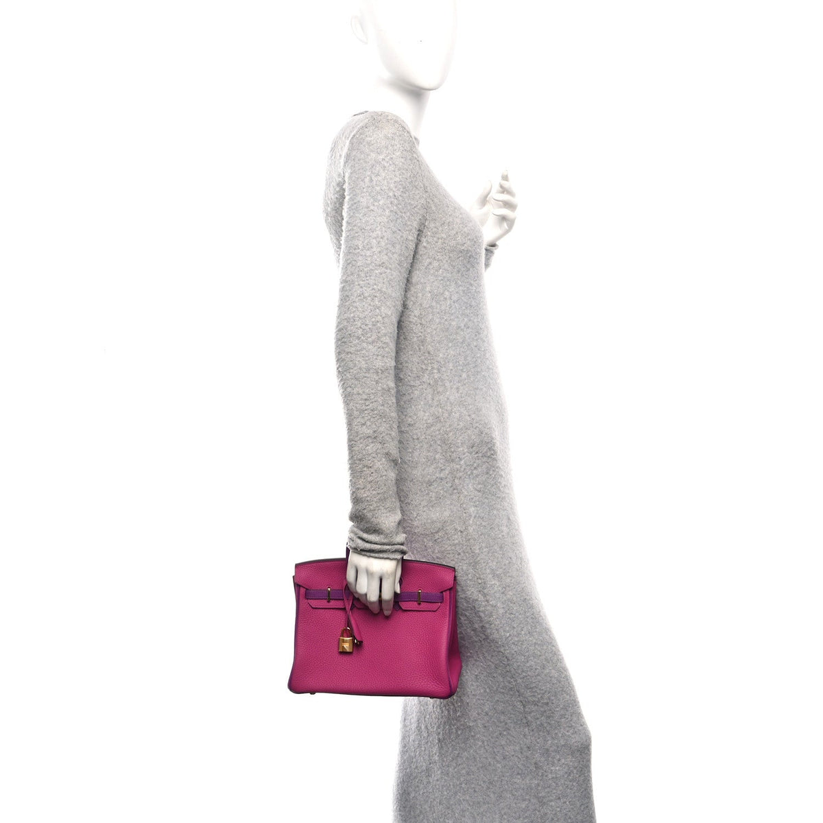 Togo Horseshoe Birkin 25 Rose Pourpre Cassis product image 2, provided for visual reference and product detail review
