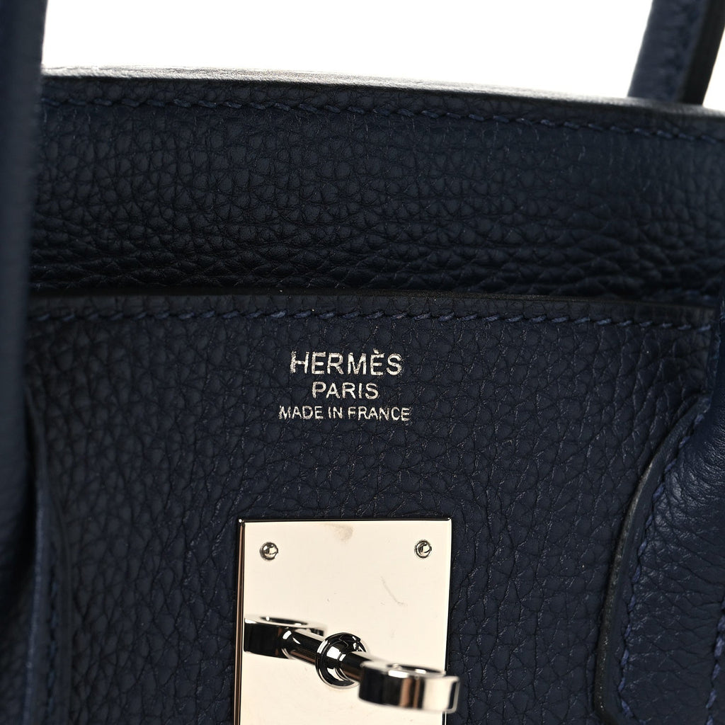 Togo Birkin 30 Bleu Nuit product image 6, provided for visual reference and product detail review