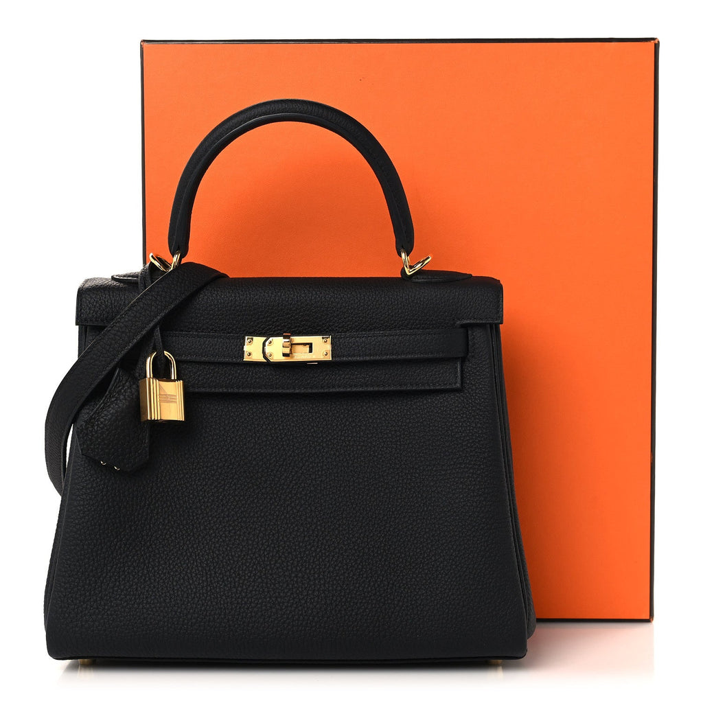 Togo Kelly Retourne 25 Black product image 11, provided for visual reference and product detail review