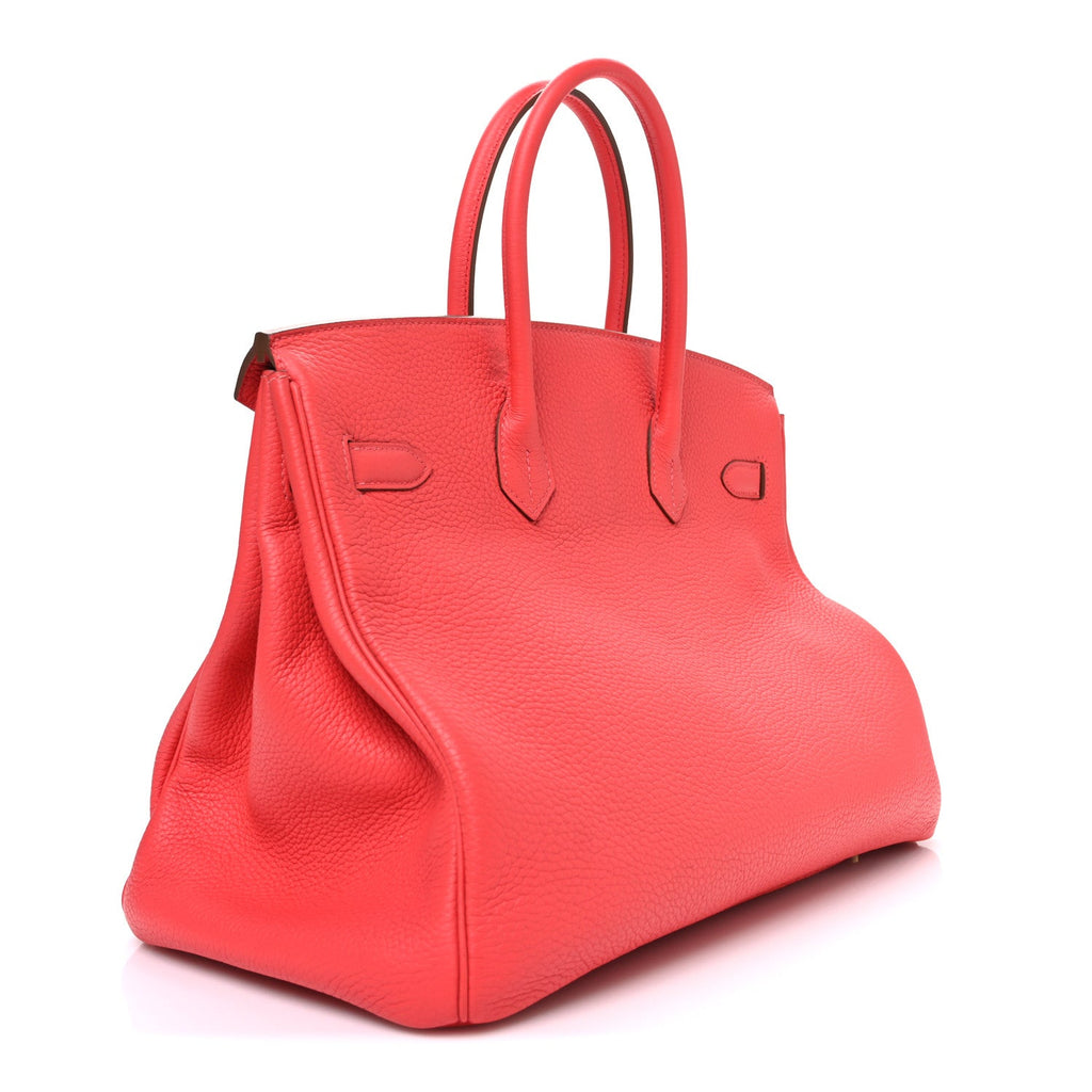 Togo BIRKIN 35 Rouge Pivoine product image 3, provided for visual reference and product detail review