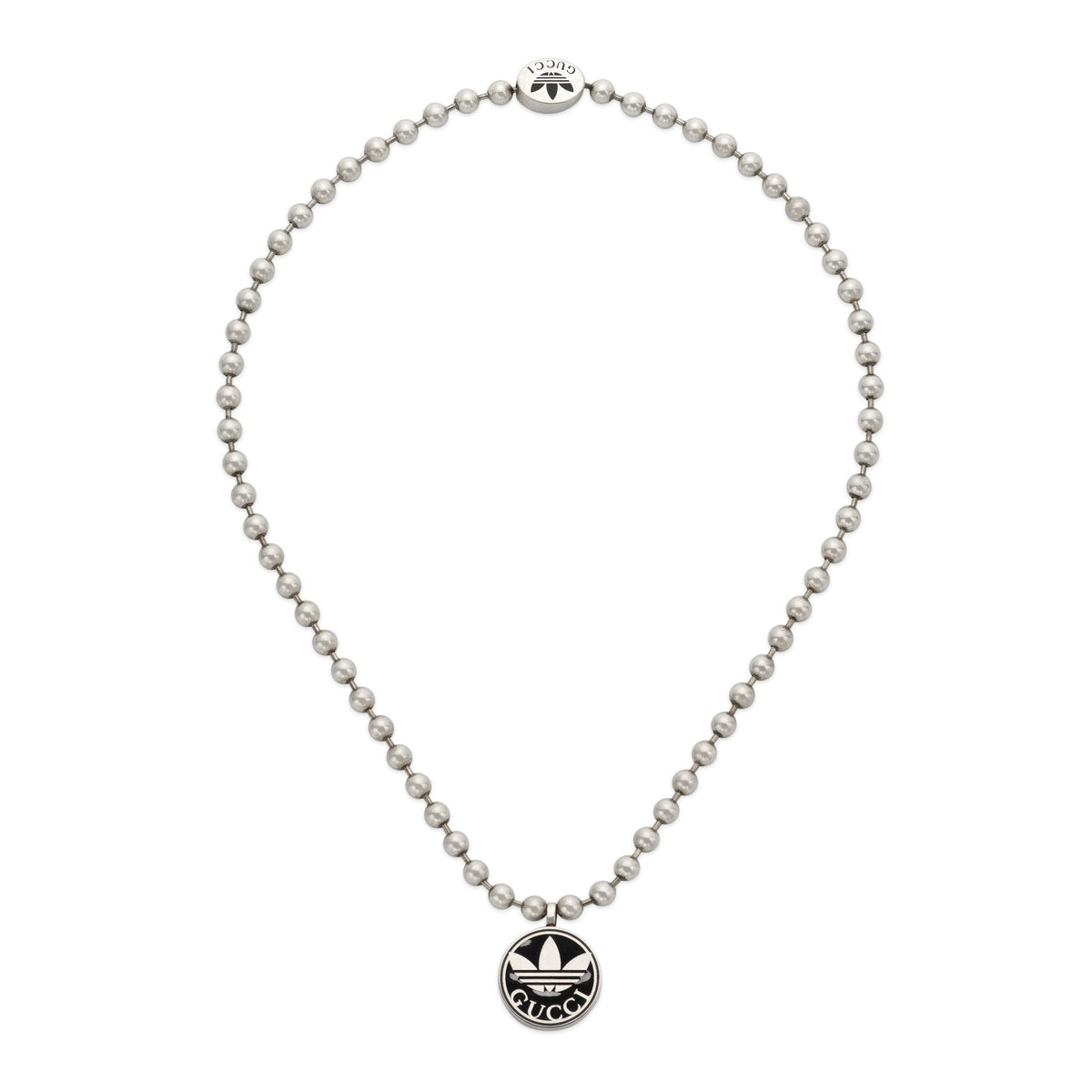 Double Gucci x Adidas Pendant Boule Necklace product image 1, provided for visual reference and product detail review