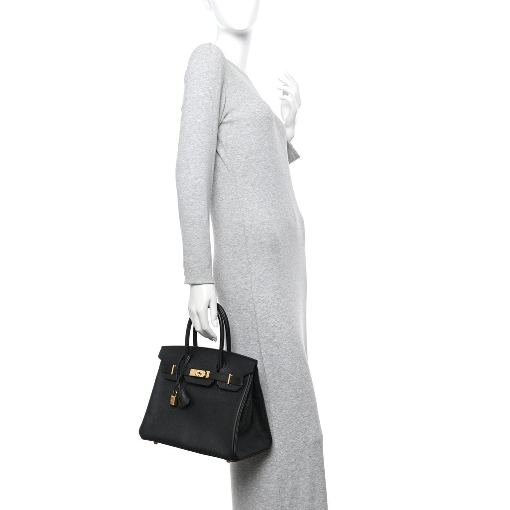 Epsom Birkin 30 Black product image 2, provided for visual reference and product detail review