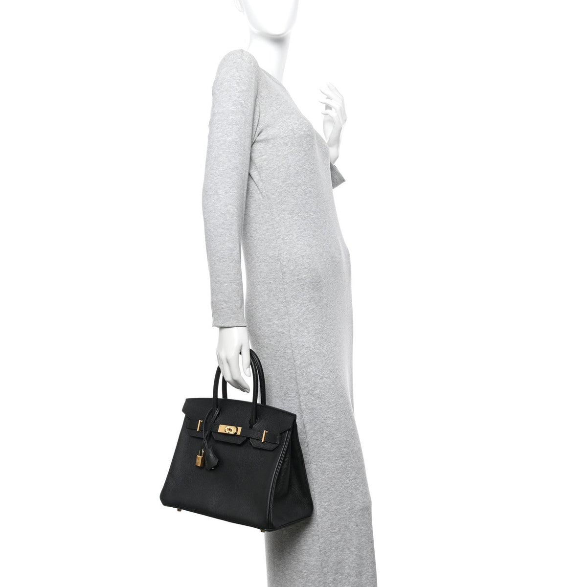 Epsom Birkin 30 Black product image 2, provided for visual reference and product detail review