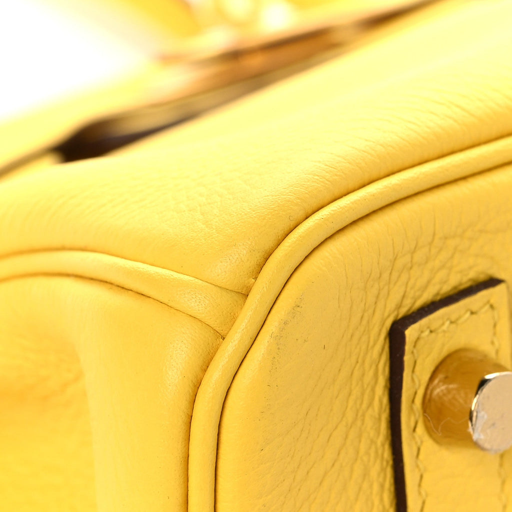 Togo Birkin 30 Jaune Citron product image 8, provided for visual reference and product detail review