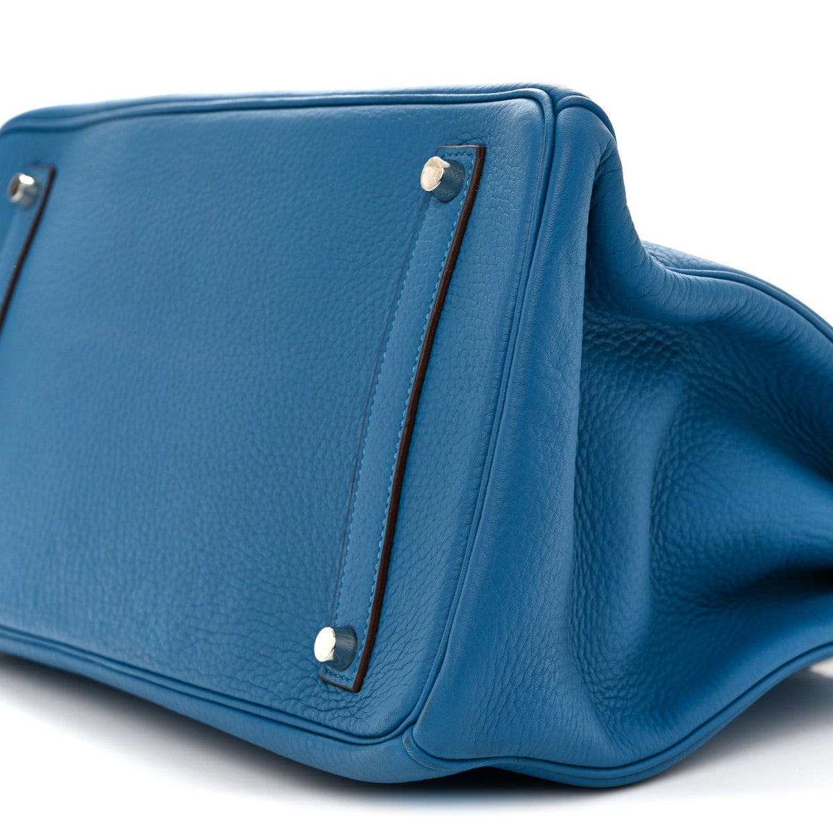 Taurillon Clemence BIRKIN 35 Mykonos product image 10, provided for visual reference and product detail review