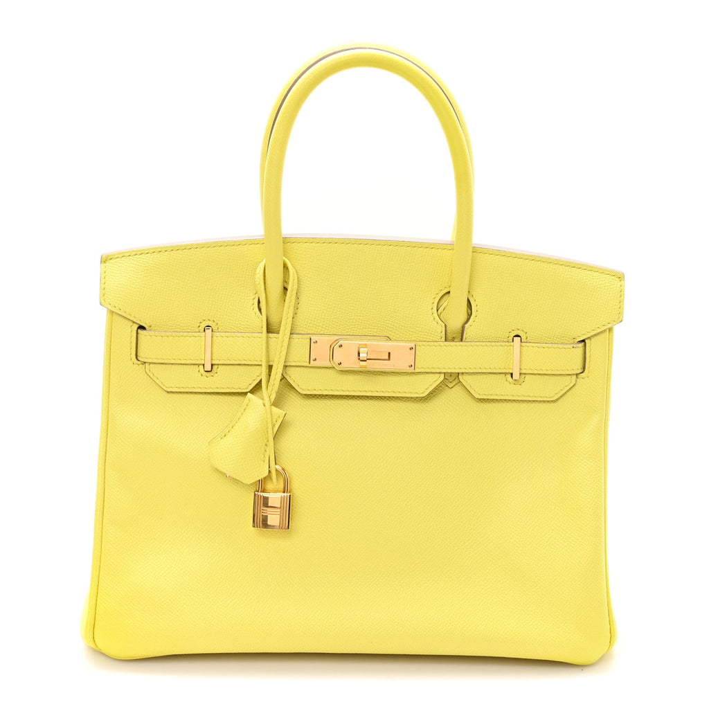 Epsom BIRKIN 30 Lime product image 1, provided for visual reference and product detail review