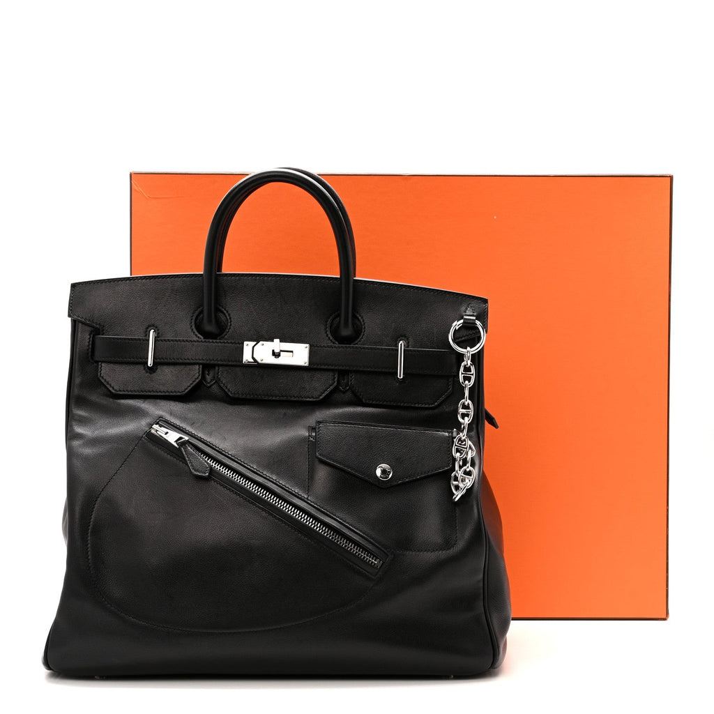 Veau Volupto Rock HAC Birkin 40 Black product image 17, provided for visual reference and product detail review