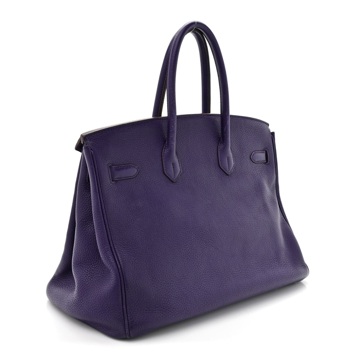 Taurillon Clemence Birkin 35 Iris product image 2, provided for visual reference and product detail review