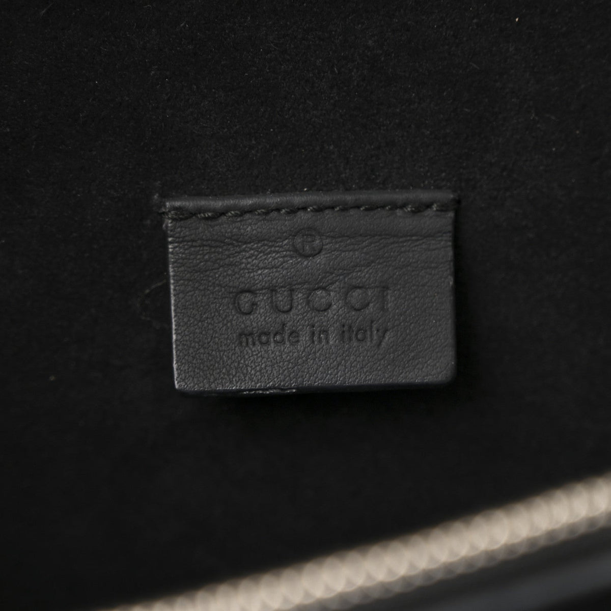 GG Supreme Monogram Crystal Small Dionysus Shoulder Bag Black product image 7, provided for visual reference and product