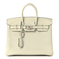 Togo Birkin 25 Gris Neve product image 1, provided for visual reference and product detail review