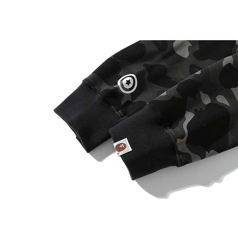 Bape Bearbrick Hoodie Shark Camouflage Sweater product image 5, provided for visual reference and product detail review