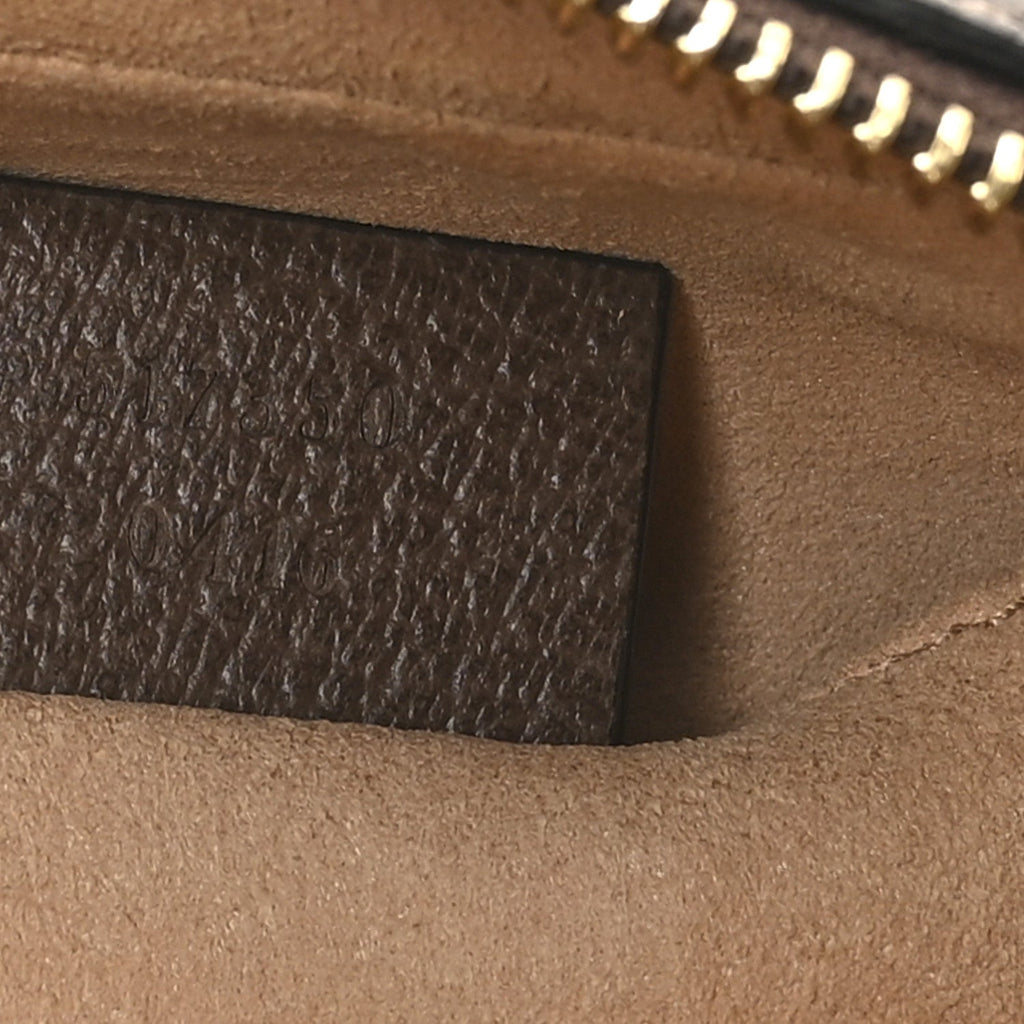 GG Supreme Monogram Web Mini Ophidia Shoulder Bag Brown product image 7, provided for visual reference and product detail