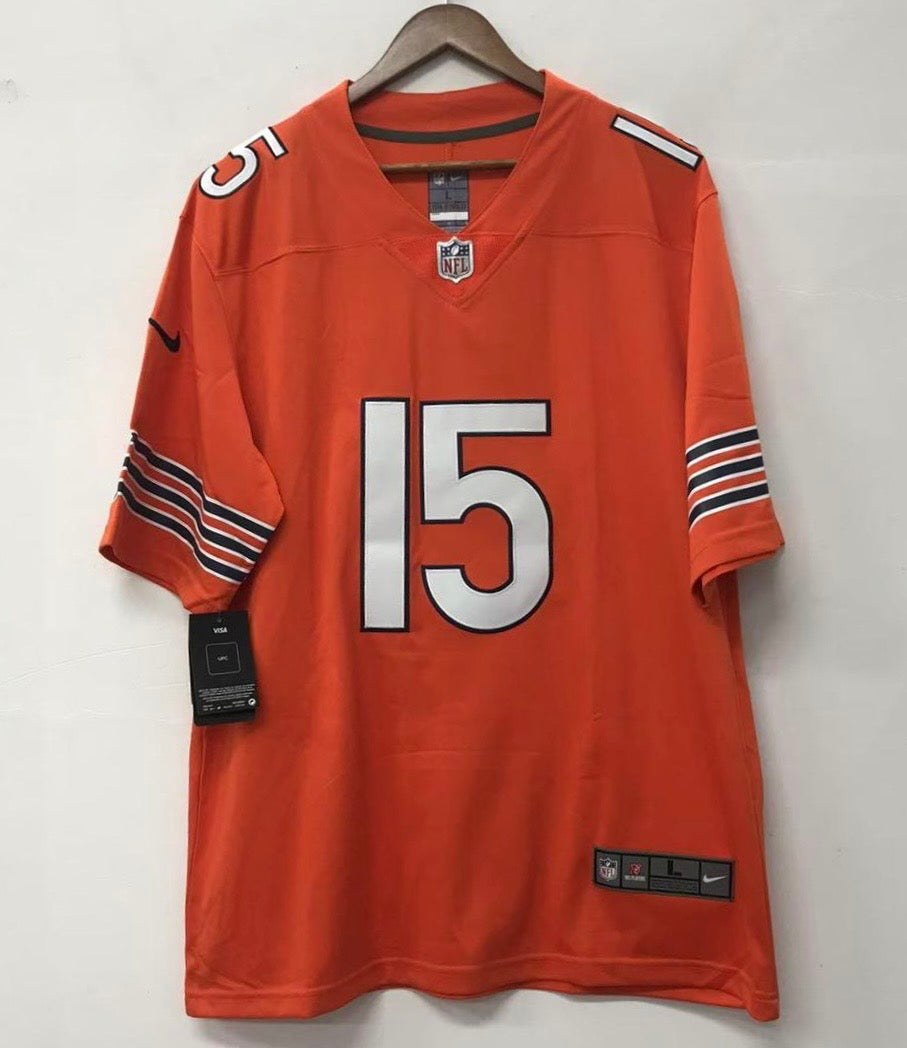 Rome Odunze Chicago Bears official Nike NFL Jersey Orange product image 2