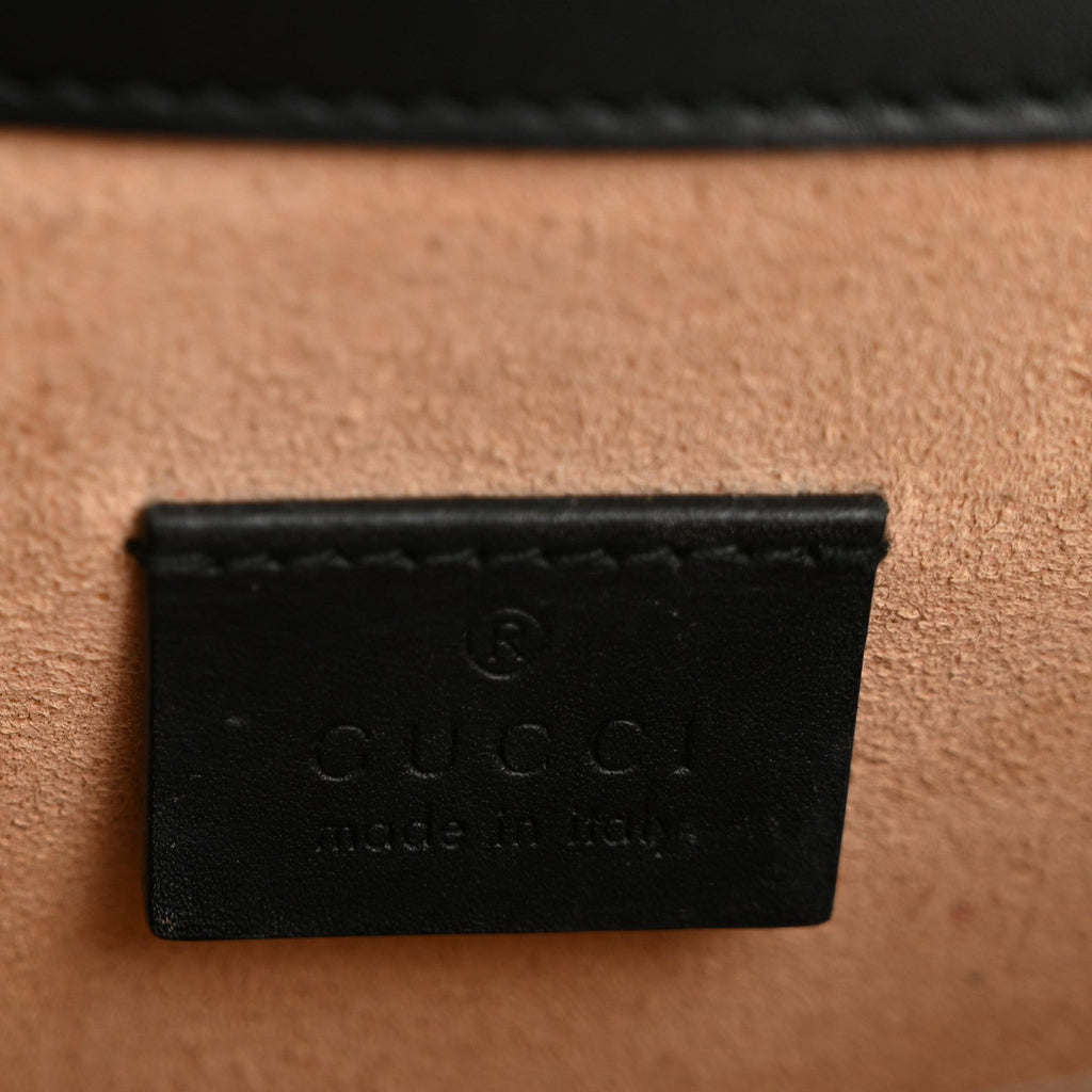 Velvet Skipper Crystal GG Monogram Small Dionysus Shoulder Bag Black Black Diamond product image 6, provided for visual