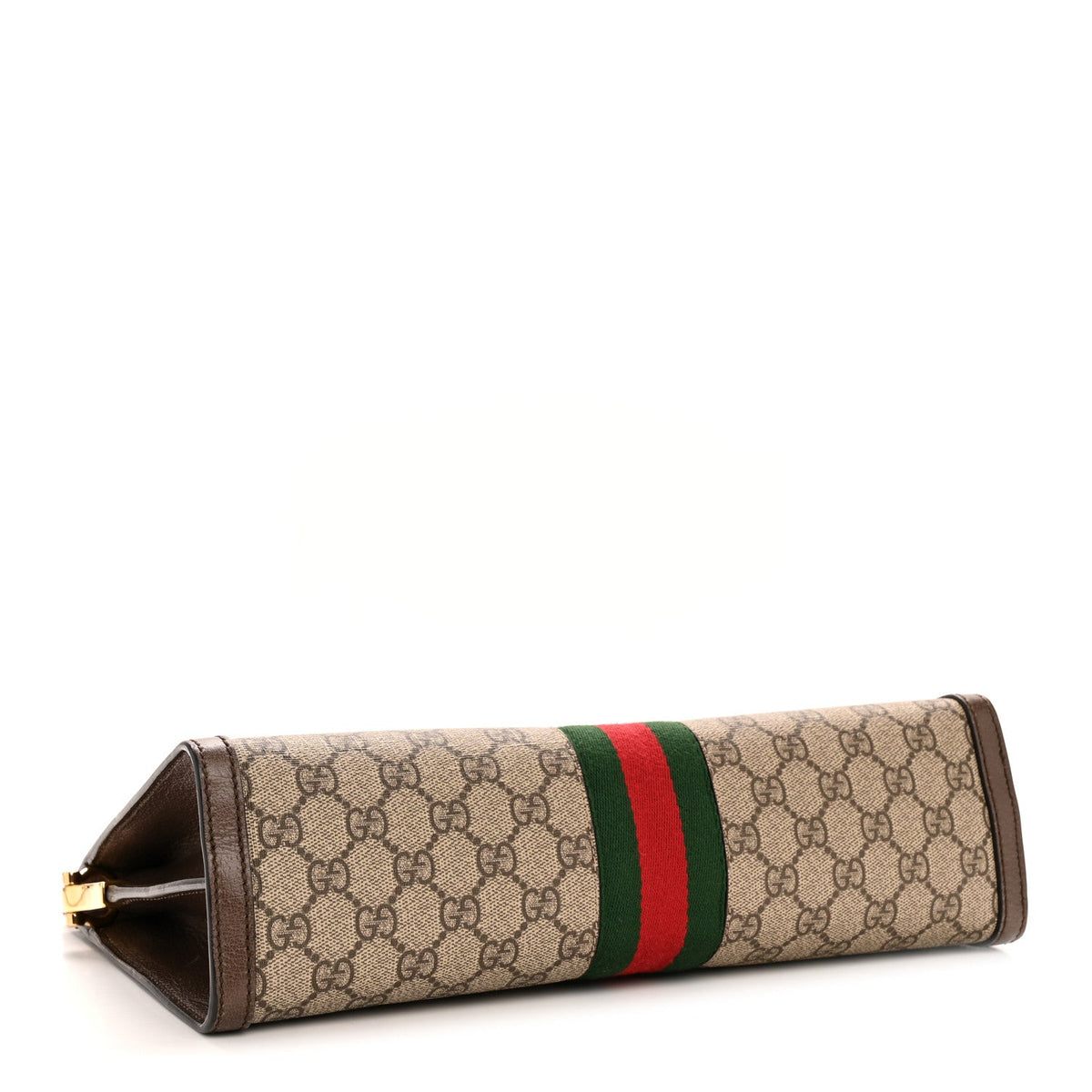 GG Supreme Monogram Web Medium Ophidia Chain Shoulder Bag Brown product image 4, provided for visual reference and product