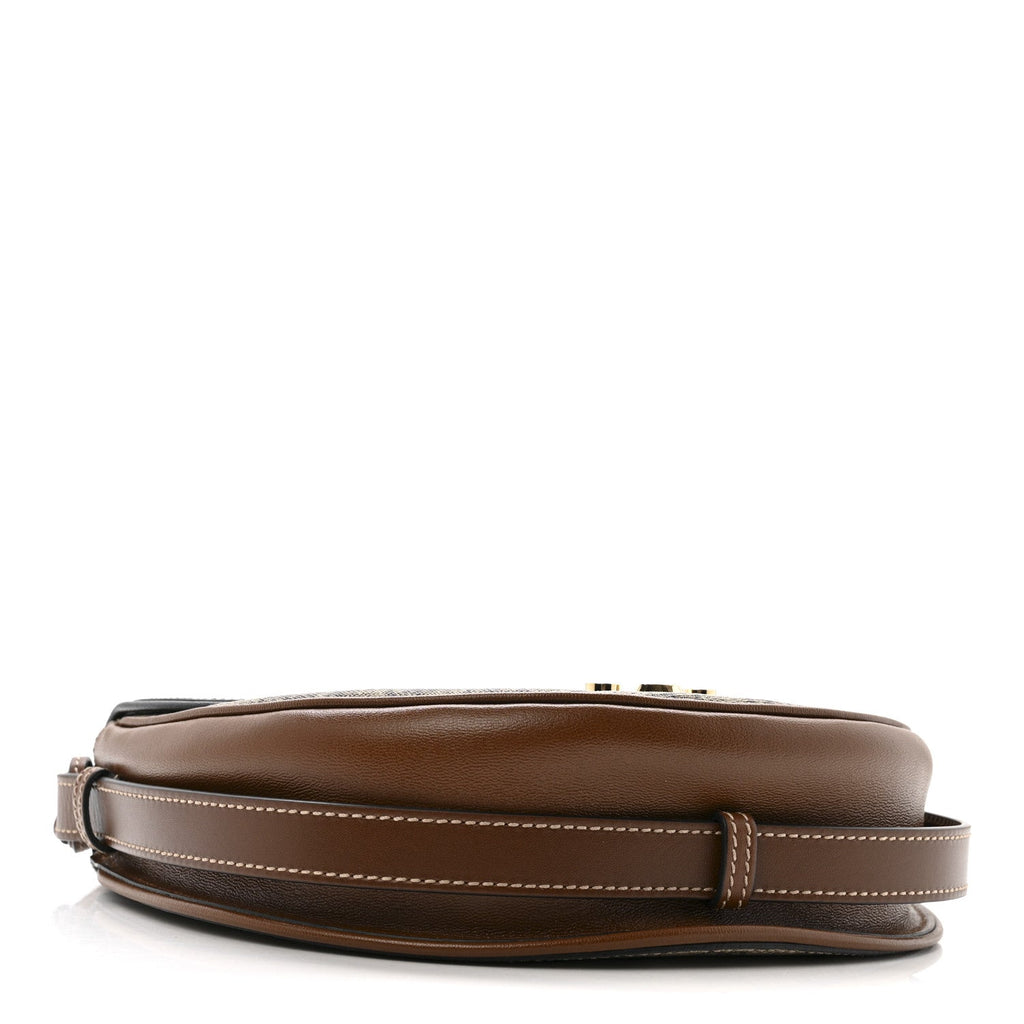 GG Supreme Monogram Calfskin Small Padlock Messenger Shoulder Bag Beige Black Cuir product image 4, provided for visual