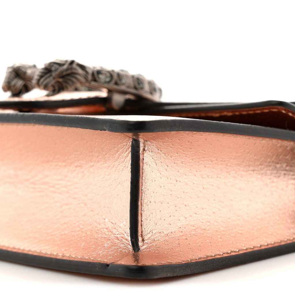 Metallic Calfskin Super Mini Dionysus Shoulder Bag Rose Gold product image 9, provided for visual reference and product