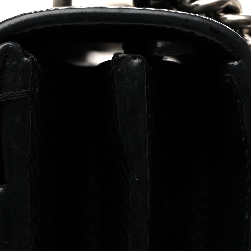 Pebbled Calfskin Small Dionysus Shoulder Bag Black product image 12, provided for visual reference and product detail review