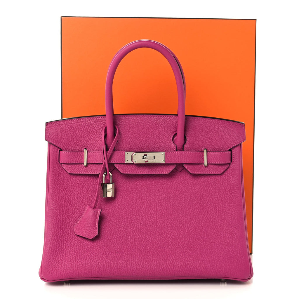 Togo Birkin 30 Rose Pourpre product image 12, provided for visual reference and product detail review