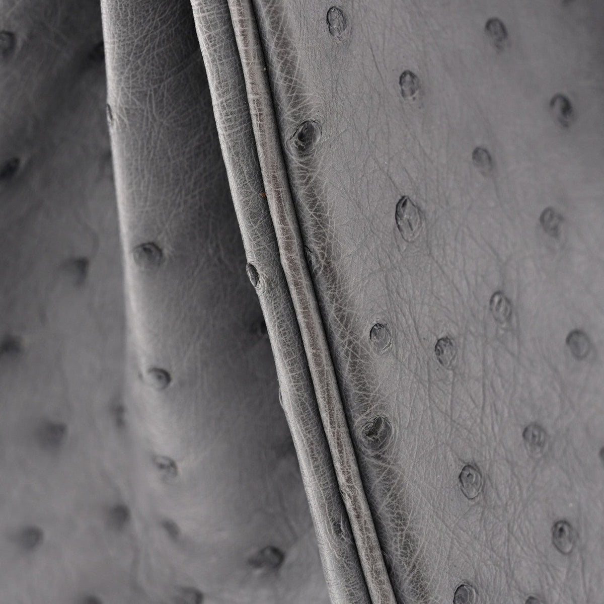 Ostrich Birkin 25 Gris Agate product image 12, provided for visual reference and product detail review