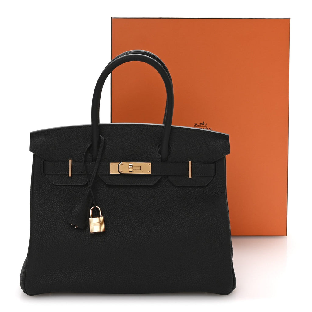 Togo Birkin 30 Black product image 11, provided for visual reference and product detail review