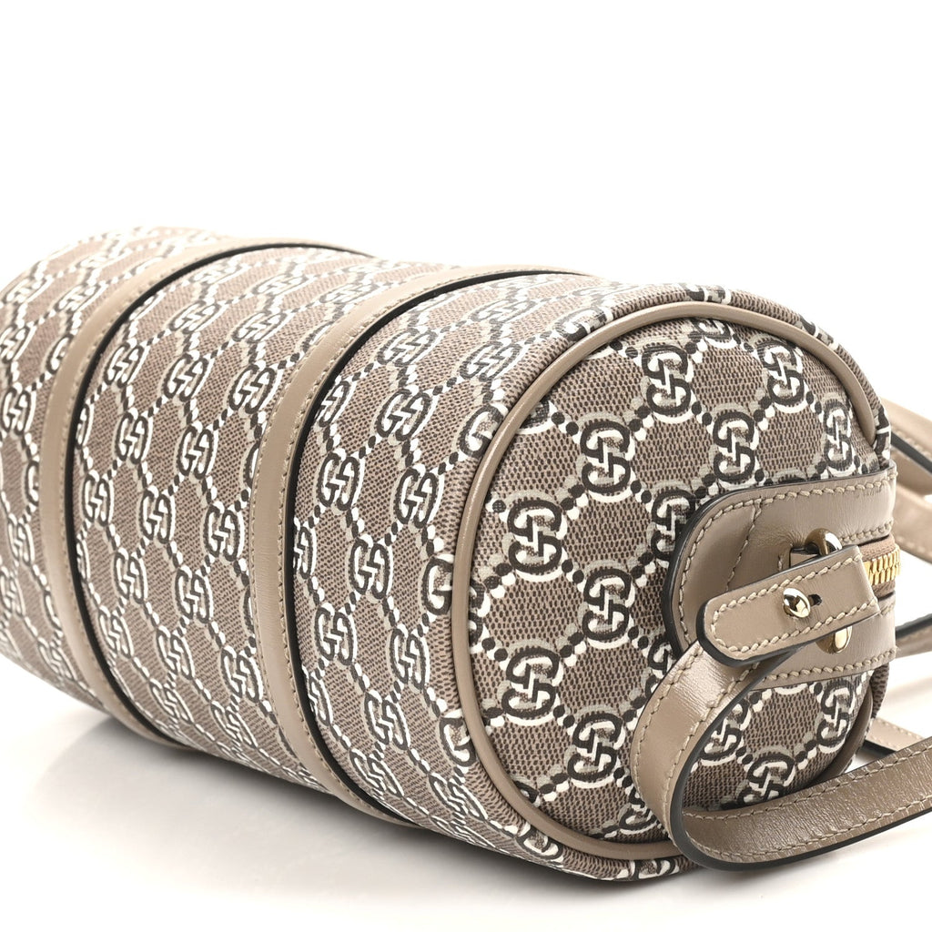 GG Shadow Monogram Ophidia Top Handle Bowler Bag Taupe product image 10, provided for visual reference and product detail