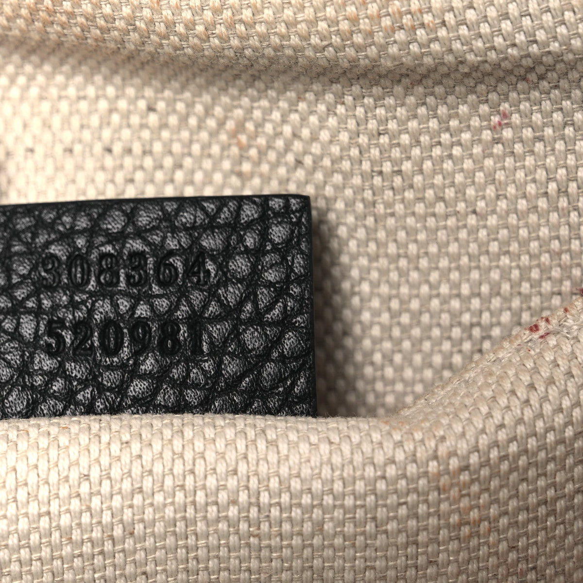 Pebbled Calfskin Small Soho Disco Bag Black product image 7, provided for visual reference and product detail review